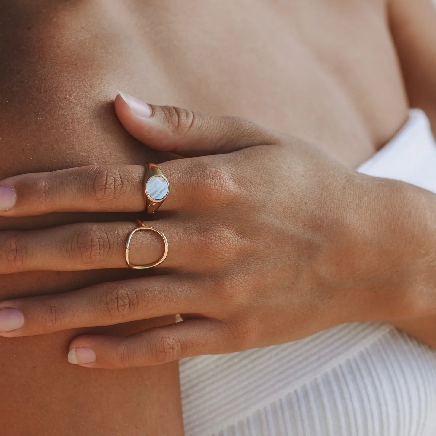 Anillo Oval "Bahía"