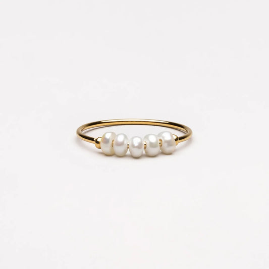 Anillo con Mini Perlas