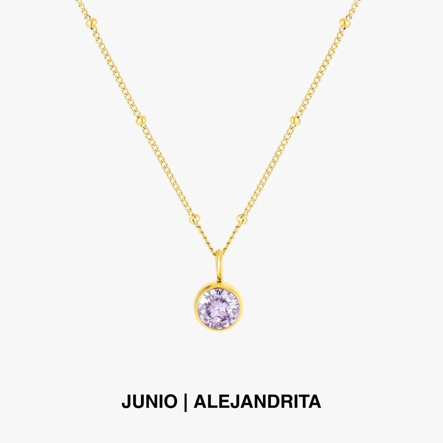 Collar con Piedra de Nacimiento