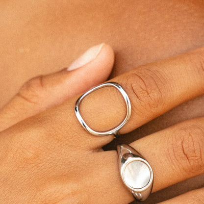 Anillo Oval "Bahía"