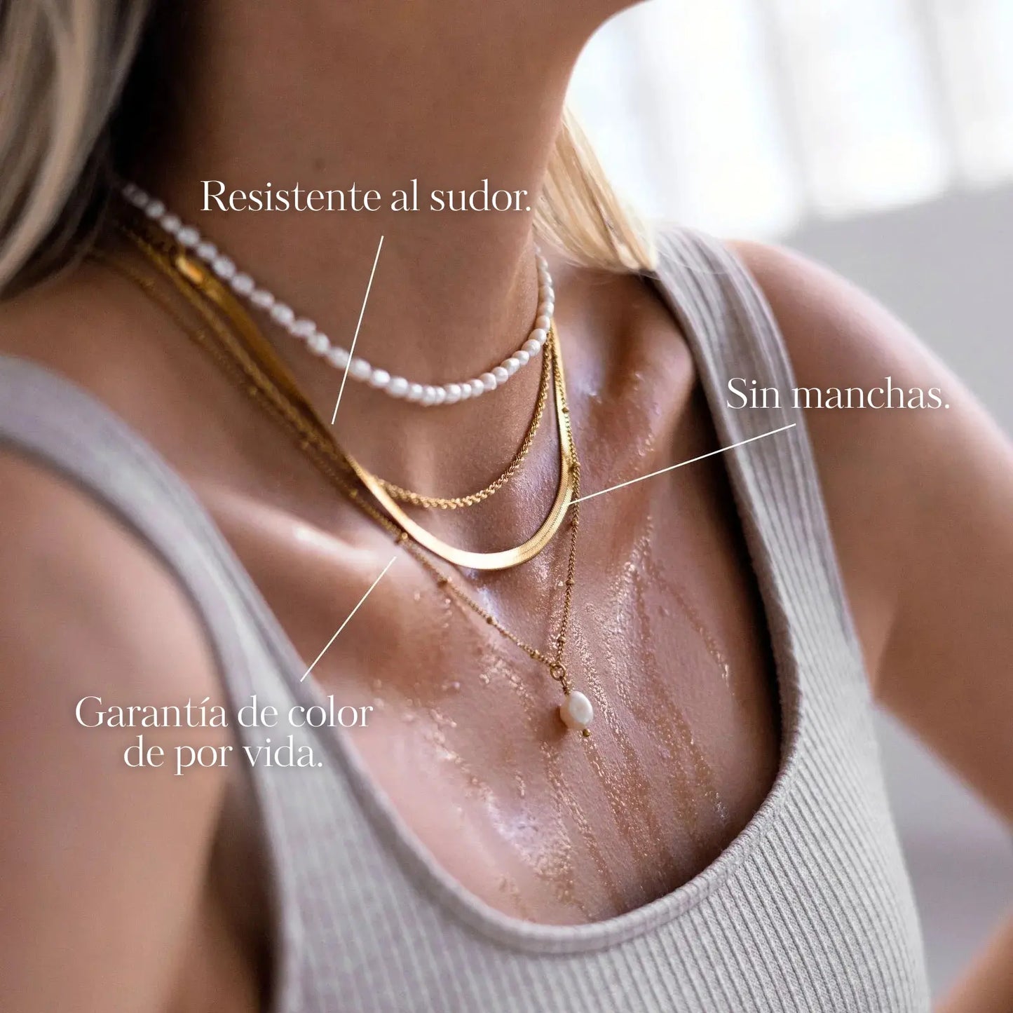 Collar con Colgante de Perla Barroca