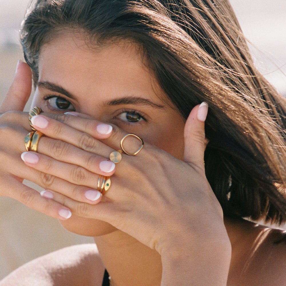 Anillo Oval "Bahía"