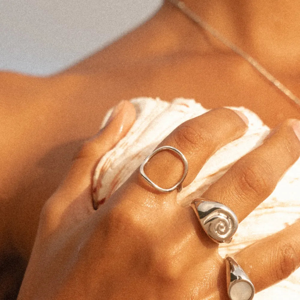 Anillo Oval "Bahía"