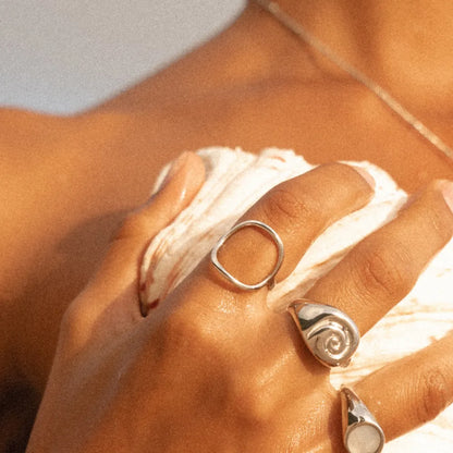 Anillo Oval "Bahía"