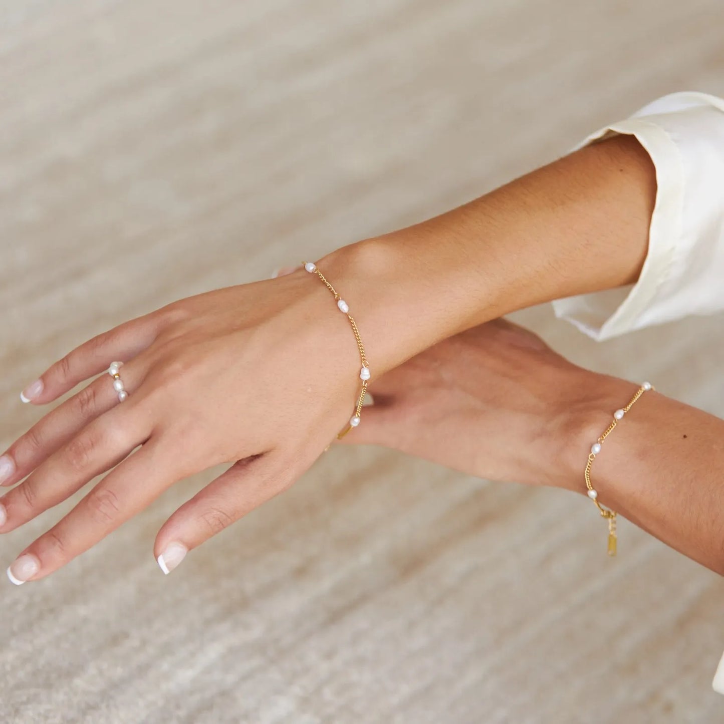 Pulsera de Perlas Naturales