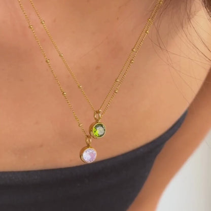 Collar con Piedra de Nacimiento