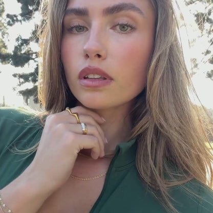 Anillo con Mini Perlas